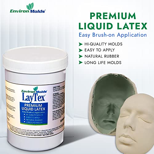EnvironMolds LayTex Liquid Latex Mold Making Rubber, 1-Gallon