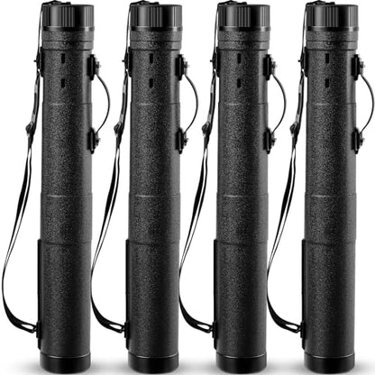 4 Pcs Large Extendable Poster Tubes from 30'' to 49' with Strap Poster Carrying Case Telescoping Tube Portable Blueprint for Posters, Blueprints, Artwork, Map Storage(Hardened Style) - style: Hardened Style