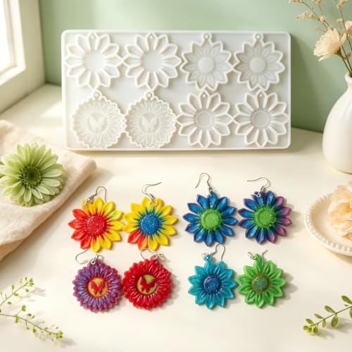 Earrings Silicone Molds (Rectangular)