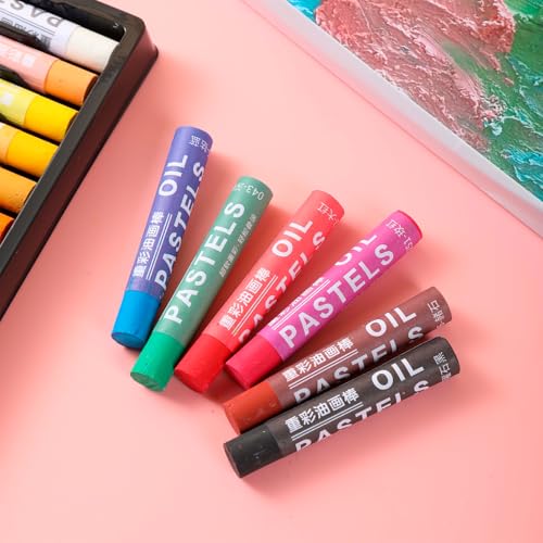 36 Colors Oil Pastels Set, Soft Oil Pastels for Art Painting, Drawing, Blending, Art Supplies for Artists, Beginners, Enthusiasts of Painting