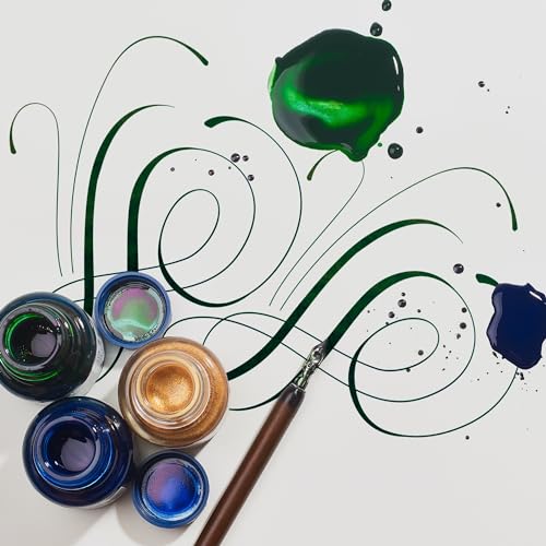 Winsor & Newton Calligraphy Ink, 30ml (1-oz) Bottle, Leaf Green - color: Leaf Green, size: 1 fl oz