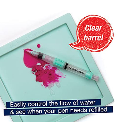 Faber-Castell Design Memory Craft FBR770306 mm Deluxe Water Brush, Clear