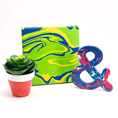FolkArt Pre-Mixed Acrylic Pouring Paint, 8 oz, Sour Apple - color: Sour Apple
