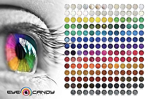Eye Candy Pigments Premium Blue Mica Powder - Umi Blue (50gr) - for Epoxy, Resin, Soap, Paint, Woodworking, Acrylic Pouring, Bath Bombs, Fishing Lures - DIY Arts and Crafts Additive - color: Umi Blue