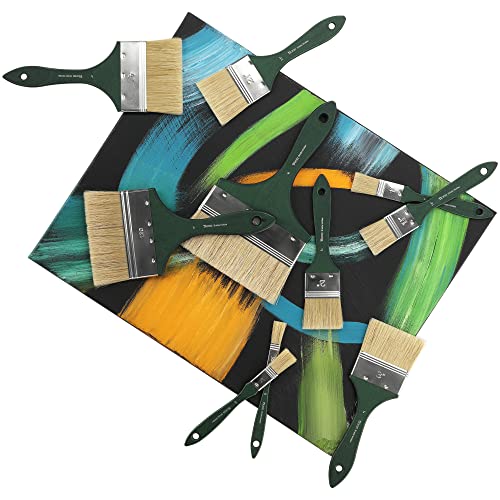 Creative Mark Bonn Bristle Blend Mottler Brush Set - Mottler Synthetic Hair Paint Brush for Large Scale Work, Acrylic or Oil Paint, and Artists - Large Set of 3 (2", 3", & 4") - size: Large Set of 3