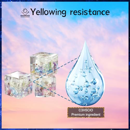 Bsrezn 2000g UV Resin Crystal Clear, Hard Premixed Epoxy Resina UV Glue for Jewelry Making (1000g x 2) - size: 2 kg -1