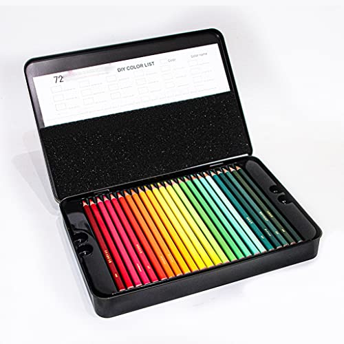 Colored Pencils Professional Set of 72/120/180 Colors Soft Wax-Based Cores for Drawing Art Sketching Shading in Box(120Colors)