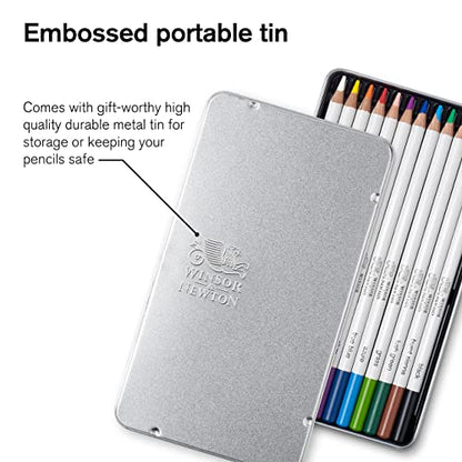 Winsor & Newton Studio Collection Artist Pencils, Watercolor Pencils, Set of 12 - style: 12 Watercolor Pencils