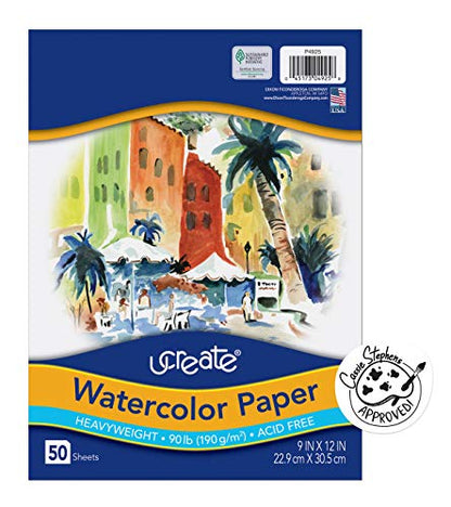 Art1st PAC4925 Pacon Watercolor Paper - size: 9" x 12"