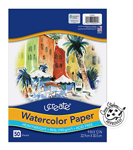 Art1st PAC4925 Pacon Watercolor Paper - size: 9" x 12"