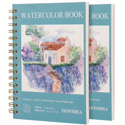 Watercolor Paper Pad - size: 4”×6“(2pack)