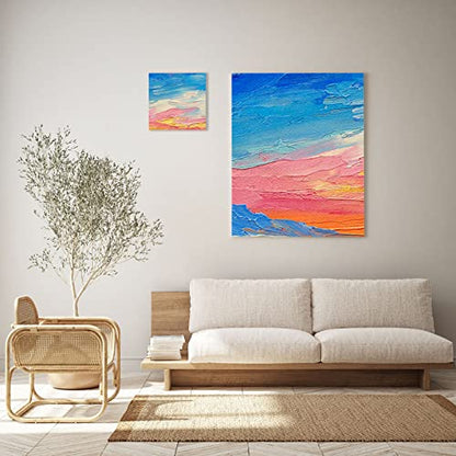 PATIKIL Paint Canvases Panel for Painting, 4 Pack 4x4 Inch Square Wood Frame Stretched Blank Art Board Panels for Acrylic, Oil, Tempera Painting, Black - size: 4x4 Inch