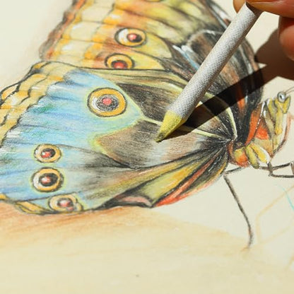 9pcs Blending Tools for Charcoal Sketch Drawing with Sharpener