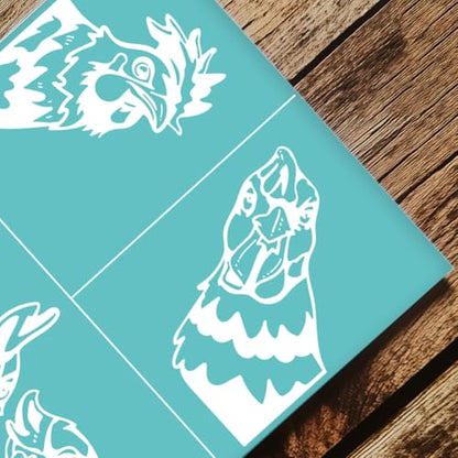 2 Sheets Chicken Pattern Silkscreen Stencil, Farm Animal Painting Stencils Templates Reusable Self-Adhesive Silk Screen Printing for Wall Border Wood Fabric Home Craft Decor - style: Farm Animal