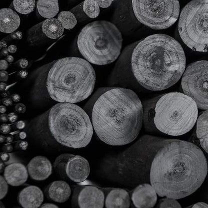 PH Coate Artist Willow Charcoal Thick, 12 Sticks, Black - style: Thick