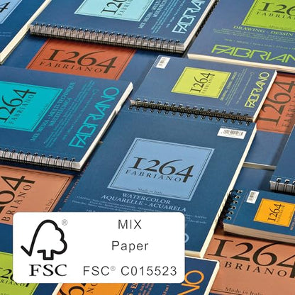 Fabriano 1264 Drawing Pad, 11" x 14", 75 lb. - size: 11 x 14