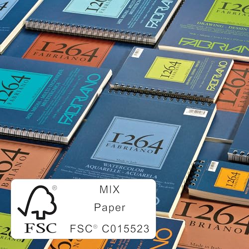 Fabriano 1264 Drawing Pad, 9" x 12", 75 lb. - size: 9 x 12