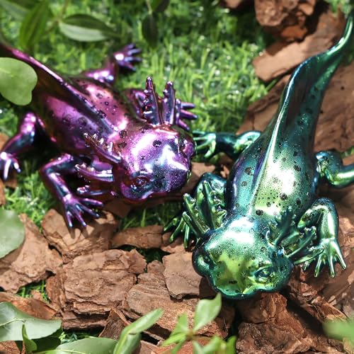 Let's Resin Large Axolotl Resin Molds Silicone, 3D Detailed Animal Silicone Molds, Flexible Effortless Demoldable Epoxy Resin Molds, Thickened Deep Epoxy Molds for Art Crafts, Gift, and Home Decor