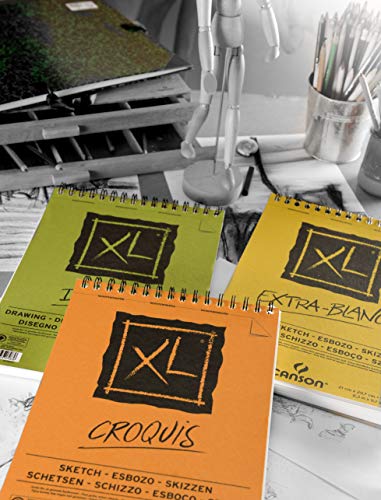 Canson XL Sketch Pad 60 Sheets A2 (42 x 59.4 cm 90 g Ivory - size: A2 - 42 x 59,4 cm