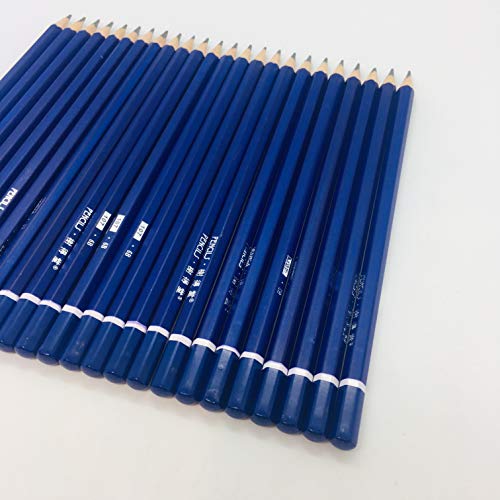 XDT#6B Drawing Pencils 24 Piece Set, Pro Art Graphite Sketching&Shading Supplies, Ideal For Kid Beginner Student Adults Artist - color: 6B 26 Pc Set