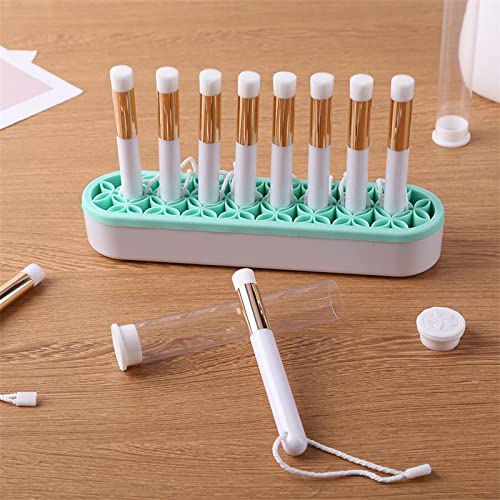 Silicone Brush Holder Organizer for Painting Brush Holder,Craft or Sewing Tools Brush Drying Rack Multipurpose Diamond Painting Pen Holder Sewing Craft Tool Holder Storage Box for Stash and Store