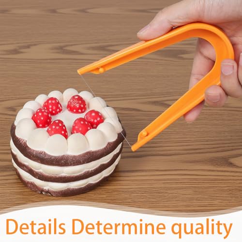 Clay Wire Cutter Tool for Pottery 5.1 X 3.7" Clay Cutters Potterys Tools Mud Pottery Tools for Cutting Mud Handcraft Ceramics Sculpting Orange Color