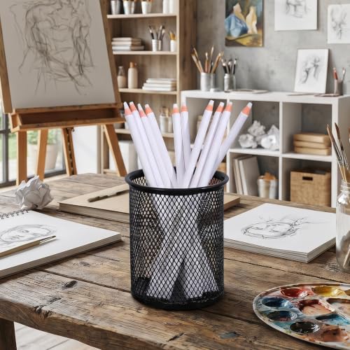 Precision Eraser Pens 10 Pack Fine Detail Eraser Pen with Sharpener | Pen Style Art Eraser, Professional Erasing Detail Add Highlight, for Beginner Artists Sketching Drawing Detailing Drafting