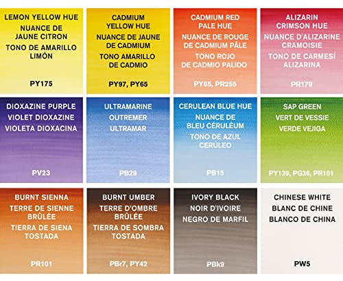 Winsor & Newton Cotman Watercolor Paint Set, 12 Colors, 8ml (0.27-oz) Tubes - style: 12 Tube Set 8ml