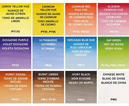 Winsor & Newton Cotman Watercolor Paint Set, 12 Colors, 8ml (0.27-oz) Tubes - style: 12 Tube Set 8ml