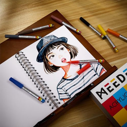 MEEDEN Mixed Media Paper Pad: 8" x 10" 112lb/165gsm Spiral Bound Mixed Media Sketchbook with DIY Cover - 60 Sheets Art Drawing Paper Sketch Pad for Artist Adults Painting Writing Sketching - size: 8" x 10"
