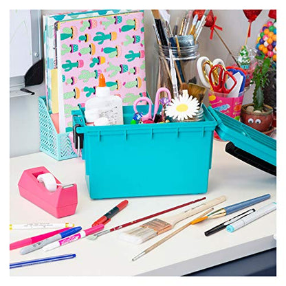 Logix 12533 Teal Craft Organizer, - size: One Size