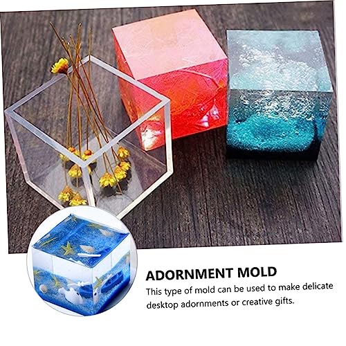 STOBOK 18-Piece Silicone Mold Set for DIY Crafting 3D Decorative Shapes Liquid Resin Casting for Jewelry Making and Epoxy Art Projects