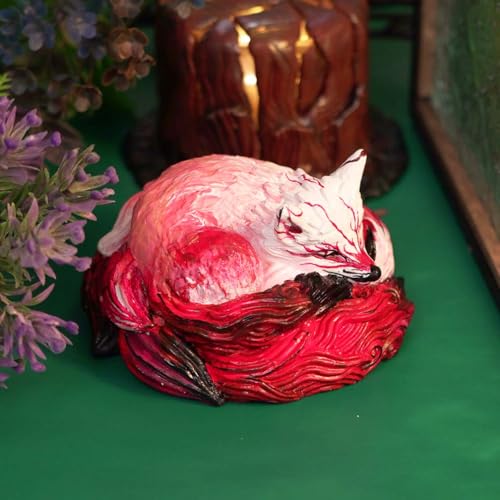 Nine Tailed Fox Mold, 3D Animal Resin Epoxy, Soap, Candle DIY - color: Nine-Tailed Fox