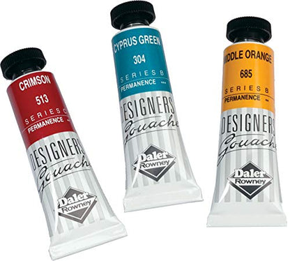 Daler Rowney Designer Gouache Red Brown (A) 15ml tube