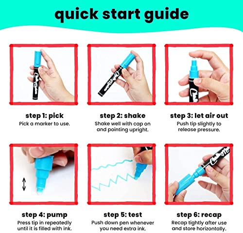 Fine Tip Chalk Markers (30 Pack - Neon & Pastel) Chalk Pens - Dry Erase Marker Pens for Blackboard, Chalkboards Signs, Windows, Bistro - 3mm Reversible Tip - style: Fine Tip - 3mm