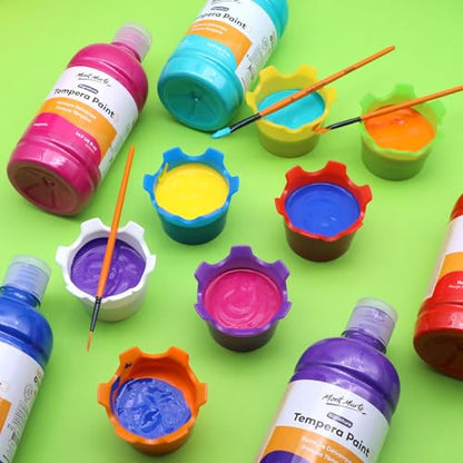 Mont Marte Tempera Paint Set 12pc x 16.9 US fl.oz (500ml), 12 Bottles of Tempera Style Kids Paint, Washable for Kids Art and Craft, Non Toxic, Easy to Clean. - size: 202.8 Fl Oz (Pack of 1)