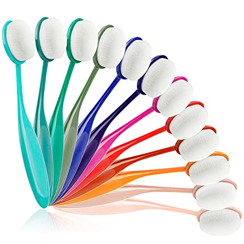 Yoseng 12 Pcs 0.85 Inch Ink Blending Brushes for Card Making | Soft Pure White Bristles,Color-coded Handles,Easy Ink Blending,for Scrapbooking,Paper Craft,Stenciling,Artists & Crafters - color: 12 Color