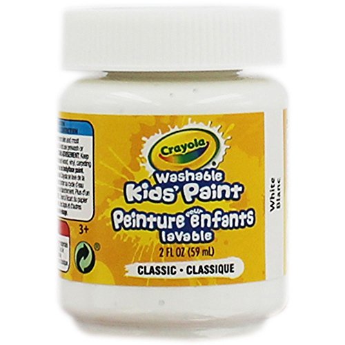 Crayola Washable Kids Paint, 2 oz, White - color: White