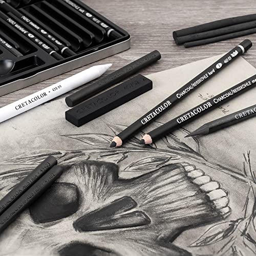 Cretacolor 400 30-Black Box 20-Piece Charcoal Set