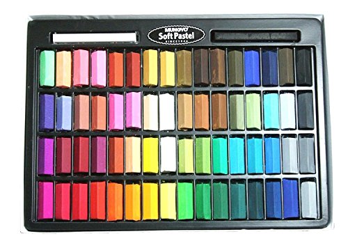 MUNGYO Soft Pastel 64 Color Set Square Chalk (US English Version) - style: Soft Pastel Set - Square Chalk (US English Version)