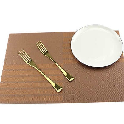 Cutlery Set, 20-piece Mirror Polishing Gold 18/10 Stainless Steel Dinnerware Flatware Sets,Service for 4,w/Dinnerware Knife, Forks, Soup Spoon, Salad Spoon, Dessert Fork - size: 4-set-gold