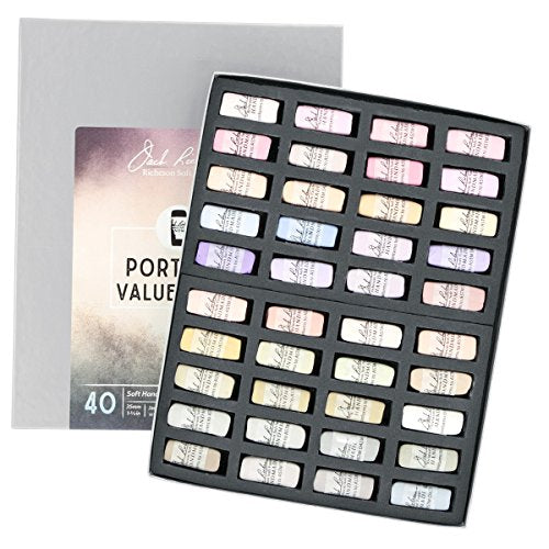 Jack Richeson 422945 Hand Rolled Soft Pastels Portrait