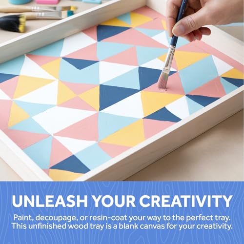Wood Canvas Panel Cradled 11 x 14 inch, Pack of 6 Blank Framed Wood Signs for Painting, Shadow Box, & Tray Crafts, by Woodpeckers - size: 11 inch x 14 inch