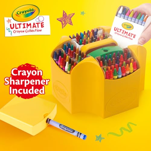 Crayola Ultimate Crayon Box Collection (152ct), Cute School Supplies for Kids, Bulk Crayons Caddy, Kindergarten & Elementary Classroom Must Haves, Ages 3+ - style: Ultimate Crayon Collection