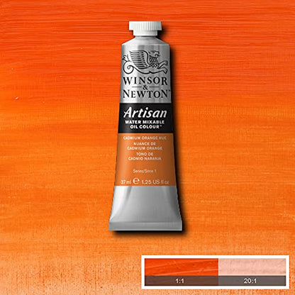 Winsor & Newton Artisan Water Mixable Oil Colour, 1.25-oz (37ml), Cadmium Orange Hue - color: Cadmium Orange Hue, style: 1.25-oz