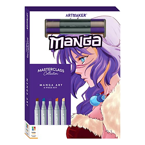 Hinkler Art Maker Masterclass Collection: How to Draw Manga Kit - Adults Drawing Kit – Draw Manga - Japanese Art - Drawing Stationary - Advanced Drawing Guide - Arts and Craft for Adults - Craft Kits - style: Japanese