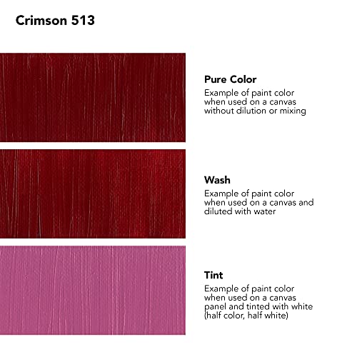 Daler Rowney System3 Crimson Heavy Body Acrylic Paint 59ml - Art Paint for Artists and Students - Artist Paint for Canvas Murals and More - Thick Acrylic Paint for All Skill Sets