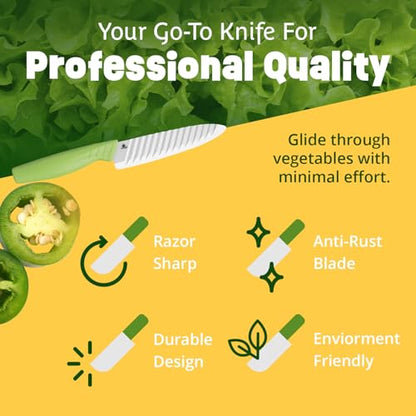 Durable Ceramic Knife for Chopping Vegetables & Fruits, 4” Non-Reactive and Professional Ceramic Chef Knife for Clean Cutting, Rust-Proof Sharp Blade with Ergonomic Handle, Gift-Ready Kitchen Knives - style: 4 inch