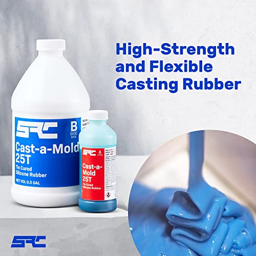 SPRESIN Model-Pro Polyurethane Casting Resin 1 Gal and Cast-a-Mold 25T RTV 1/2 Gal, Silicone Mold Making Rubber, Crafts, Woodworking, Hand Molds Casting & Jewelry Making