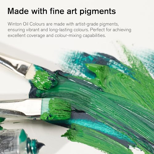 Winsor & Newton Winton Oil Color Paint, Intro Set, 6 x 21ml Tubes, Multicolor, 0.73 Fl Oz (Pack of 6) - style: Intro Set - 6 x 21ml